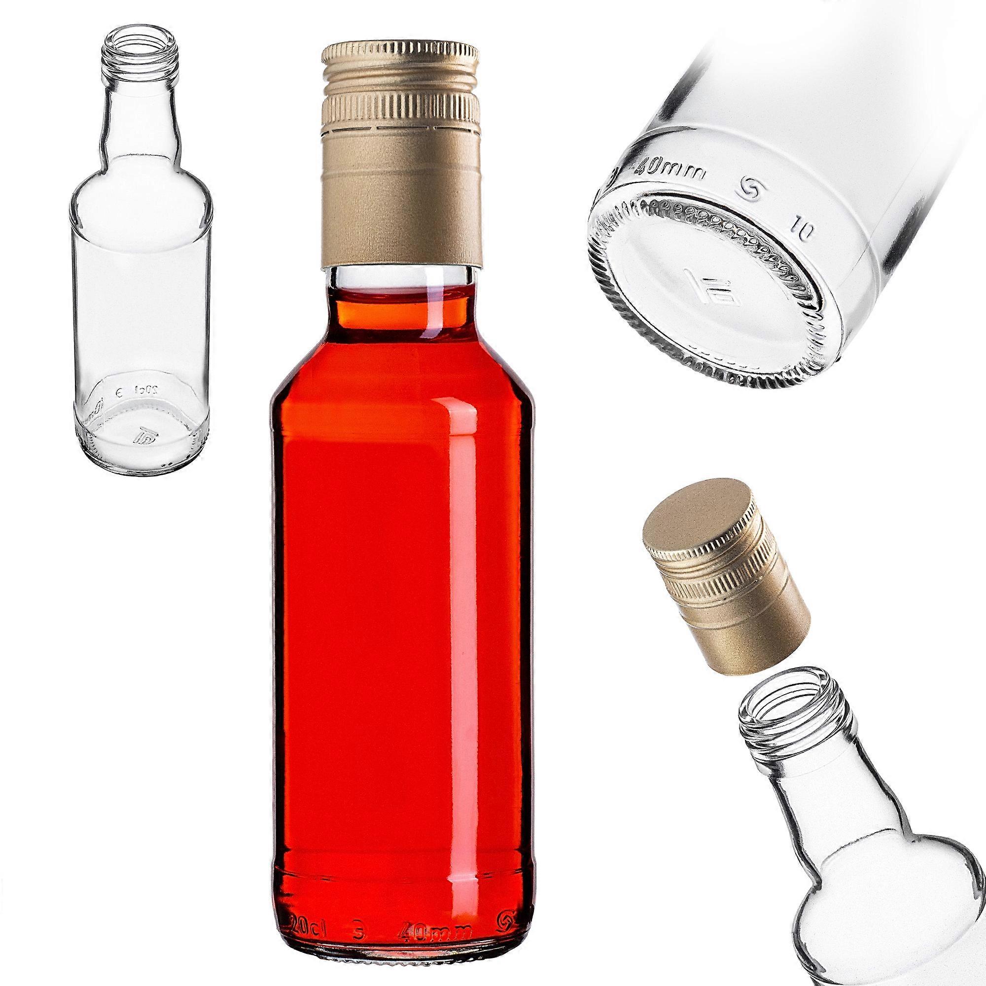 KADAX Glazen fles B200 Monopol 200ml 1st met schroefdop