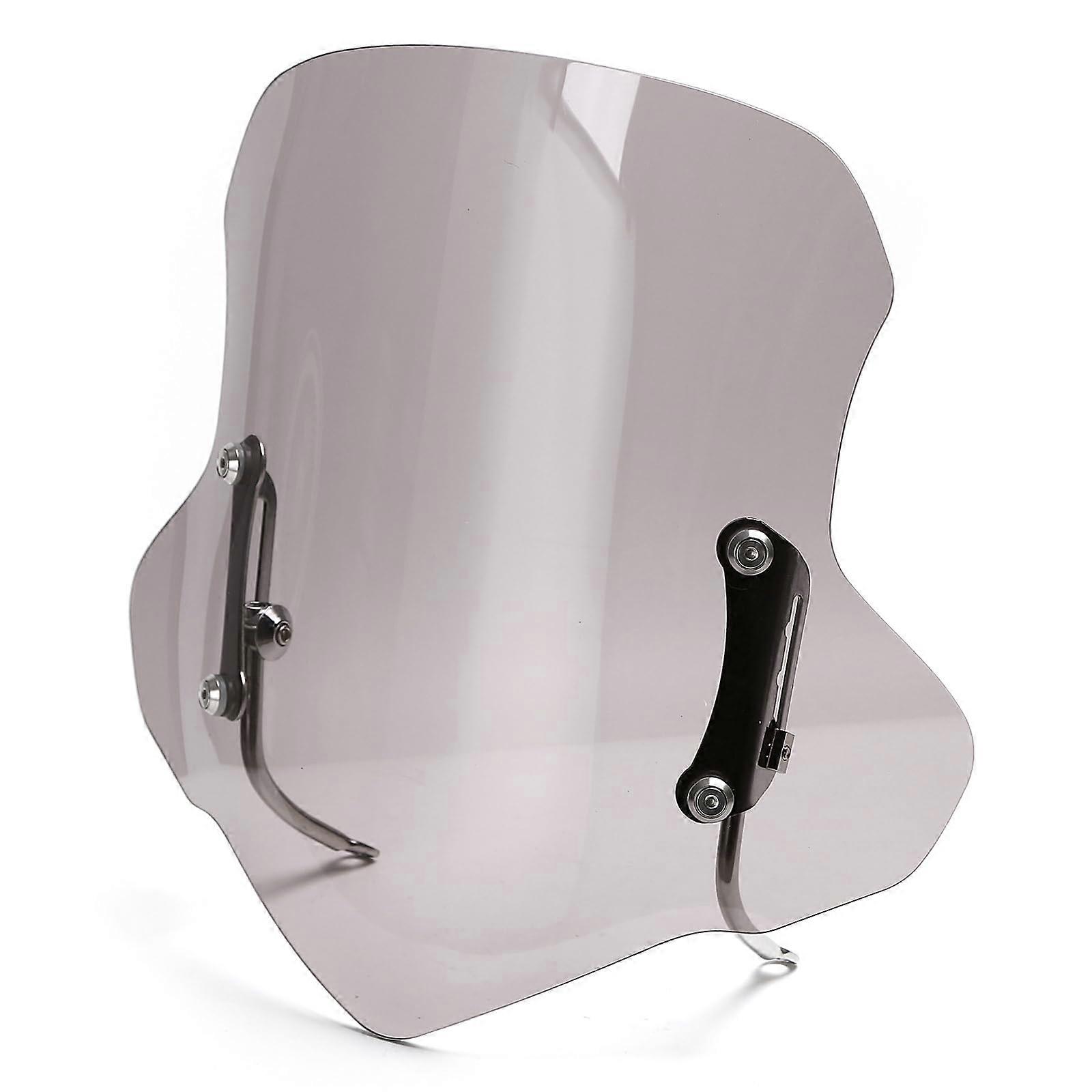Motorcycle Scooter Windshield 4mm Clear Acrylic for Most Mopeds, Includes Mounting Hardware, Durable PC Material