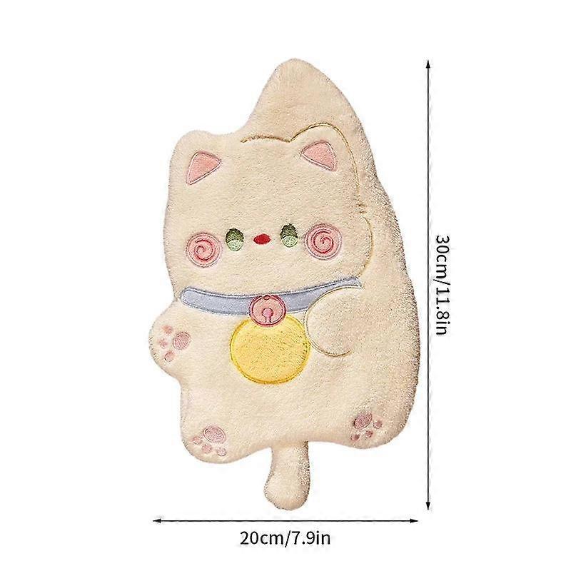 Cartoon cuddle cat can hang hand towel absorbent towel Dishcloth Dishcloth cute small towel strong absorbent cute