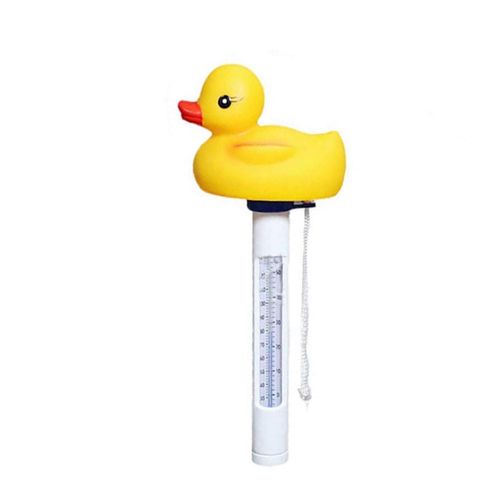 Large Floating Pool Thermometer Water Temperature Thermometers with String for Outdoor & Indoor Pools Easy Reads
