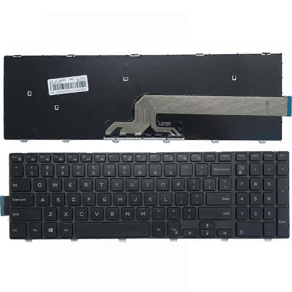 US Laptop Keyboard Compatible With 3550 3560 3570 Non-Backlit White