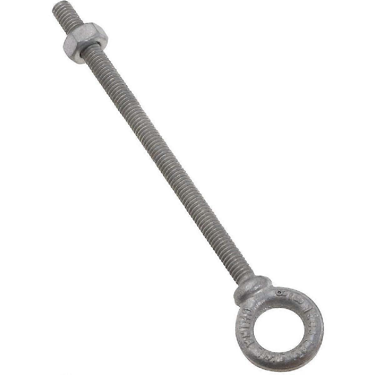 Eye Bolt 3/8" x 6" Heavy Duty Galvanized Steel for Lifting and Rigging Applications