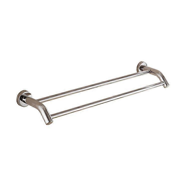 Multifunctional 304 stainless steel towel rack single pole towel rack (double pole 50cm)