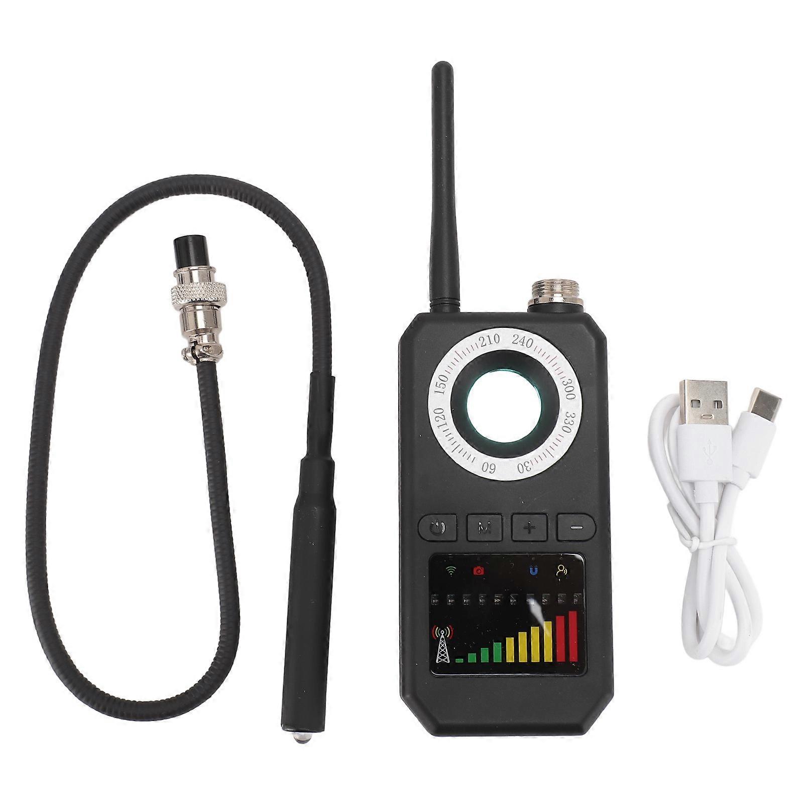 Wireless LED Infrared Scanning 4 Levels Sensitivity Adjustable Bug Camera Detector for Travel Hotel Car Bathroom Office