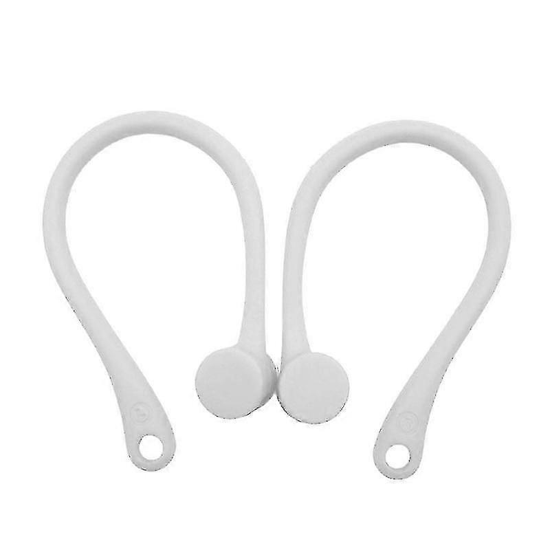 1pair Soft Silicone Anti Dropping Rope Strap Anti Lost Earhook Loop String Pour
