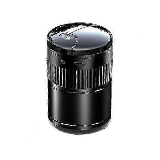 Ashtrays Car Smart Ashtray Auto Opening Closing Infrared Sensor USB Rechargeable Smokeless Light-Sensitive Mirror Ashtray Car Ashtray