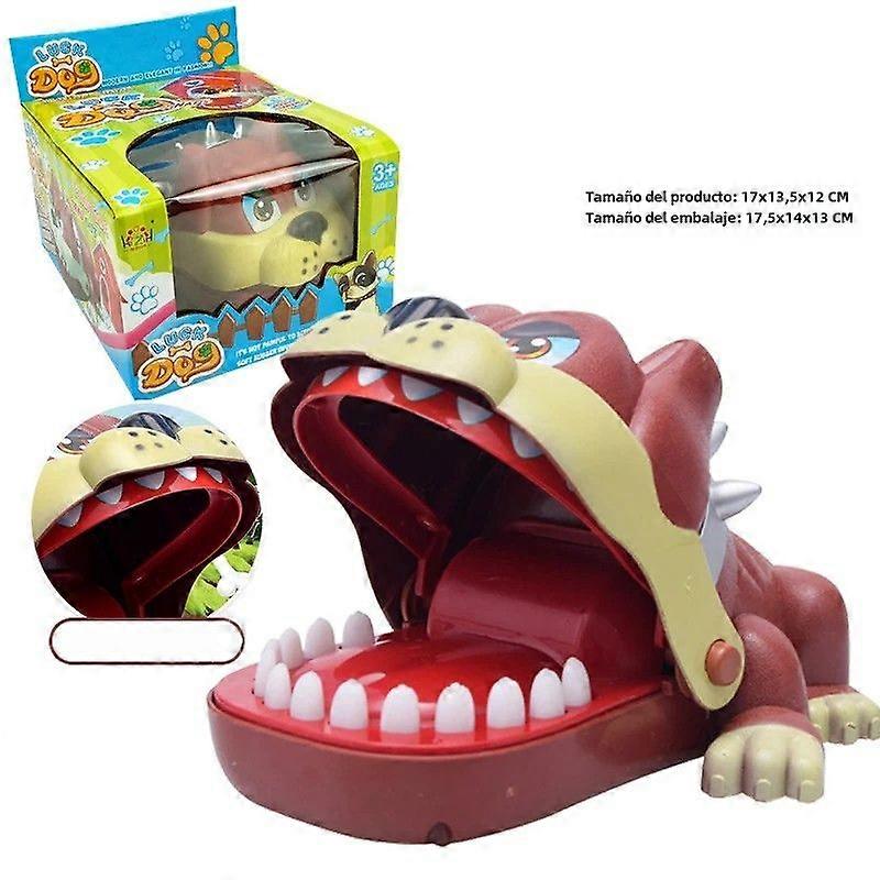 Funny Fierce Dog Shaped Disposal Toy Finger Bites Game Gift for Kids and Family Party Game Interactive Challenge Trap