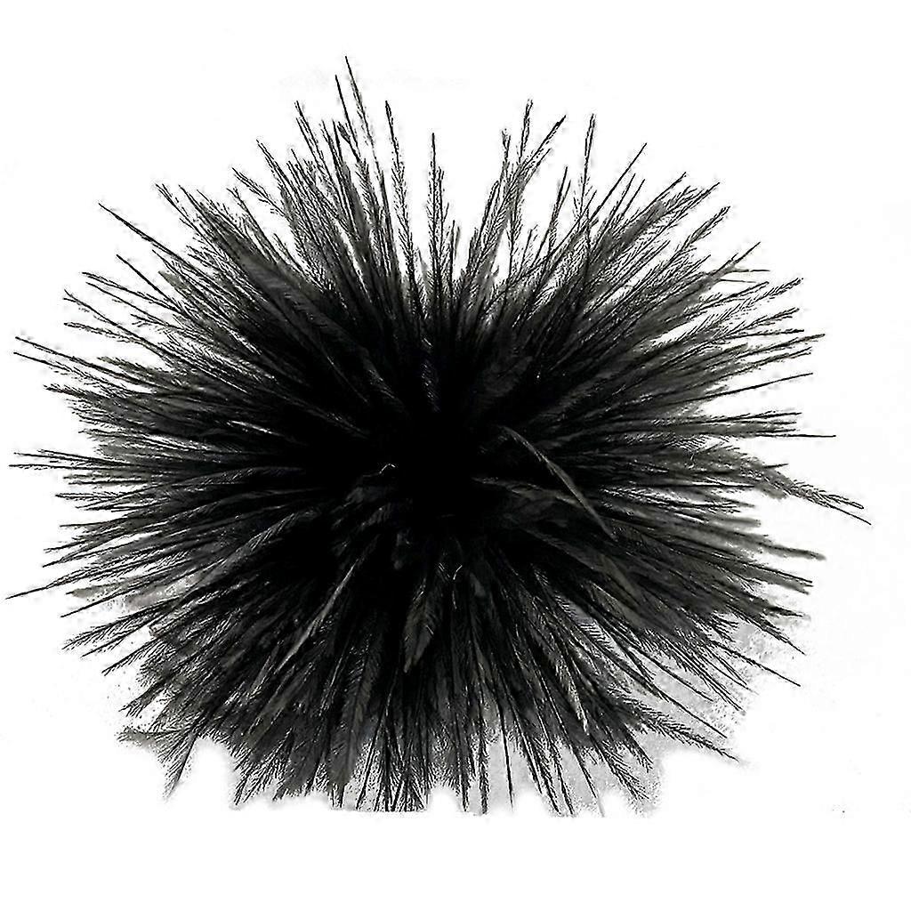 Feather Brooch Feathers Corsages Cloth Decorations Ostrich Feather Material