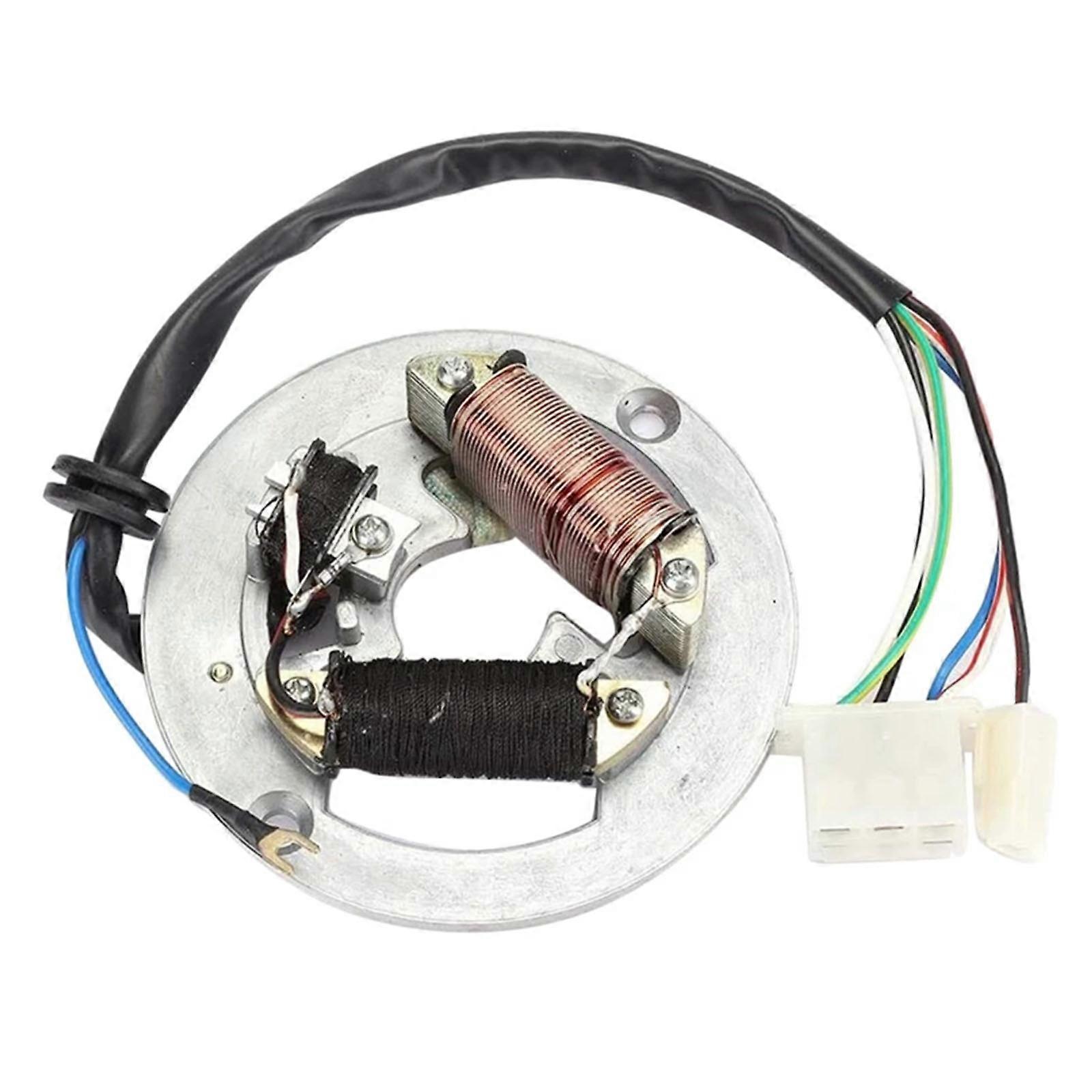 Replacement Motorcycle Ignition Generator Magnetos Stator Coil for PW80 Lightweight and Efficient Improved Engine Speed