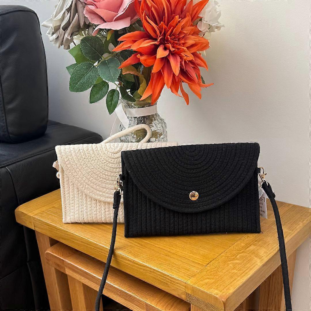 Solis Accessories 绳索 2 合 1 斜挎单肩手拿包敞篷手提包