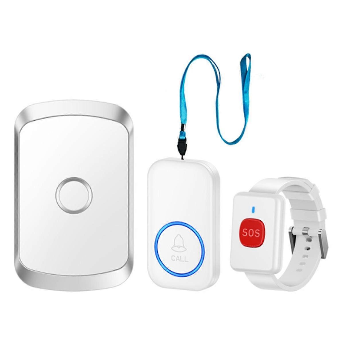 Wireless Call Button Paramedic Pager Watch Pager Emergency Call Button for Kids Patient Wireless Do