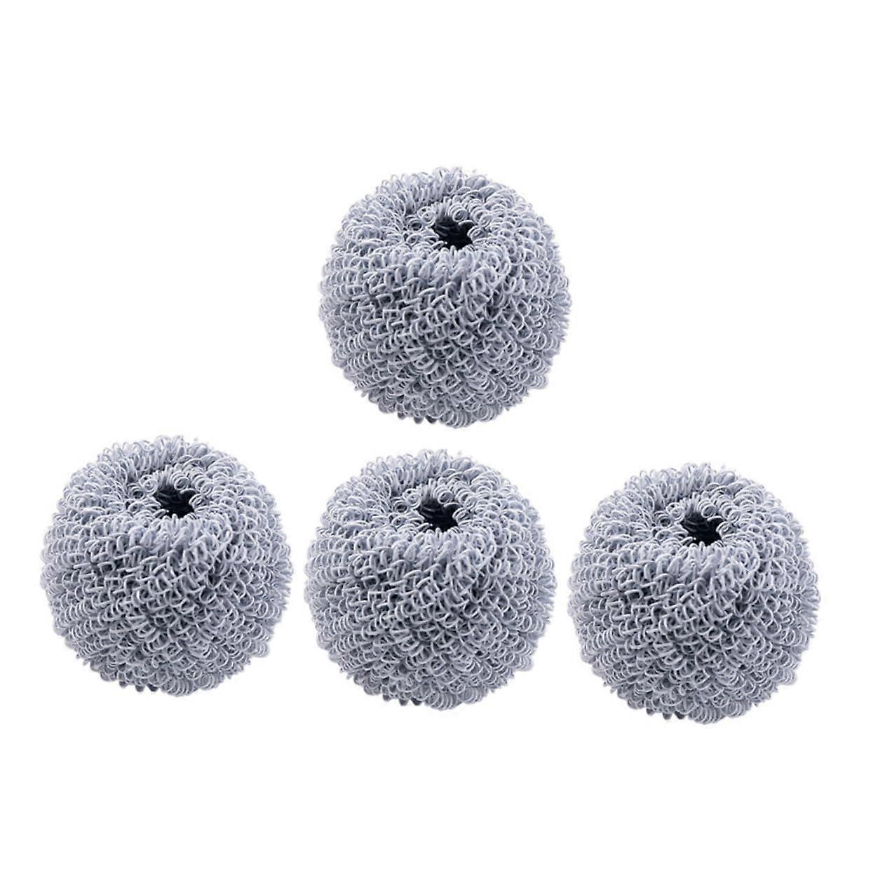 4pcs Durable Kitchen Dish Brush Cleaner Scrubber Set for Stove, Sink, Non-Scratch, Easy Grip Handle