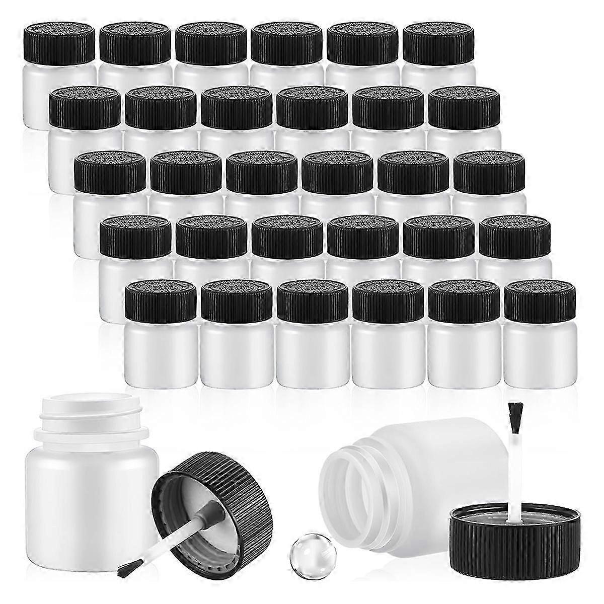 60pcs Touch Up Paint Bottles Empty Touch Up Paint Containers Reusable Small Paint Bottles for Repairing Chips Scratches