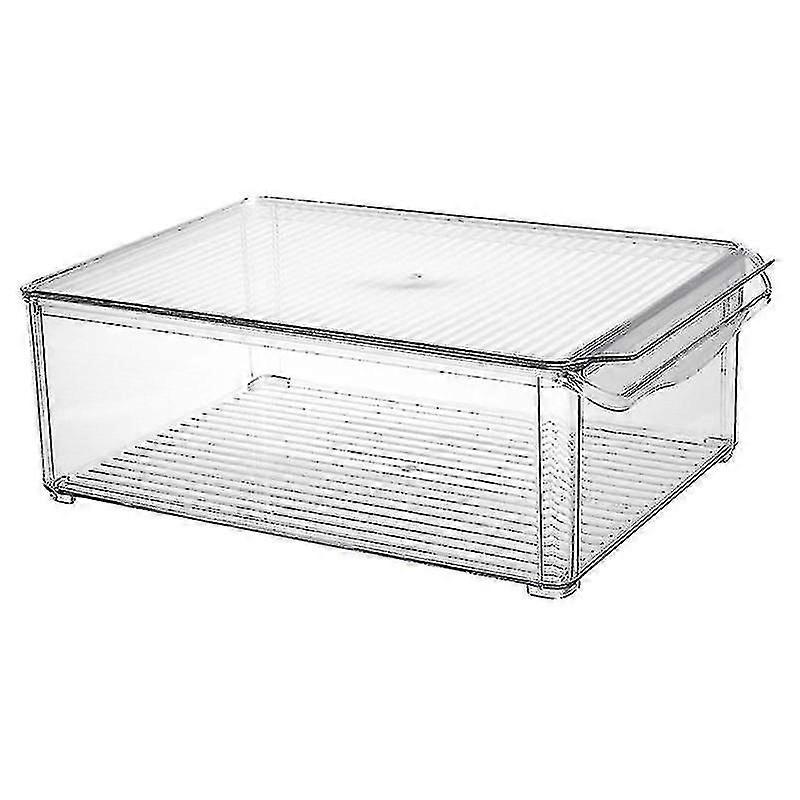 Fresh-keeping fermentation box plastic transparent sealed box refrigerator fresh-keeping storage box
