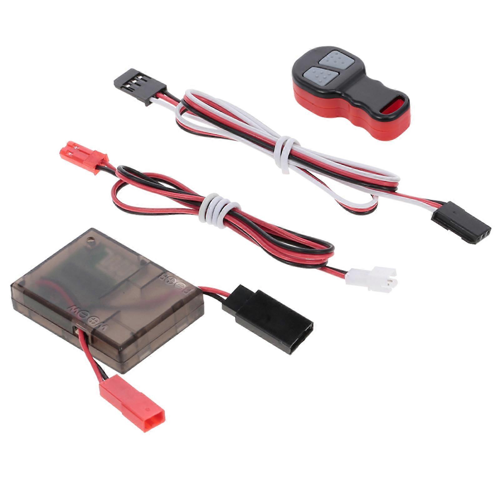 Wireless Winches Remote Control Recovery for 1/10 Crawler Control System Electric Winch Remote Controller with Receiver