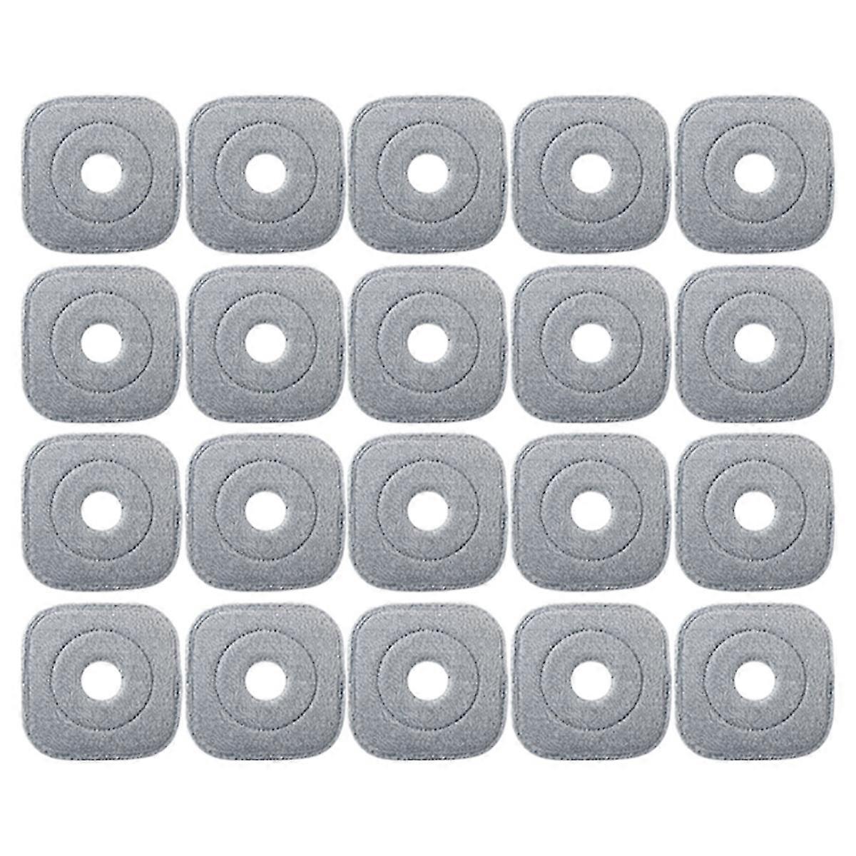 20Pcs Washable Mop Cloth for Mop Squeeze Mop Automatic
