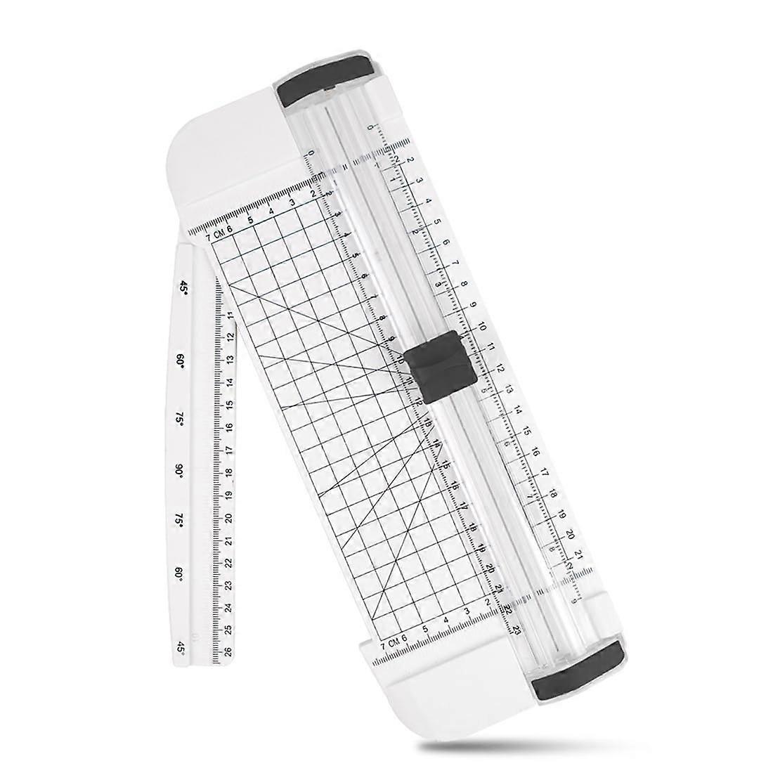 Paper Cutter A4 Scissors Cutter Highest Precision Paper Cutter Automatic Locking with Extension Ruler for Paper, Photos, Coupons and Labels
