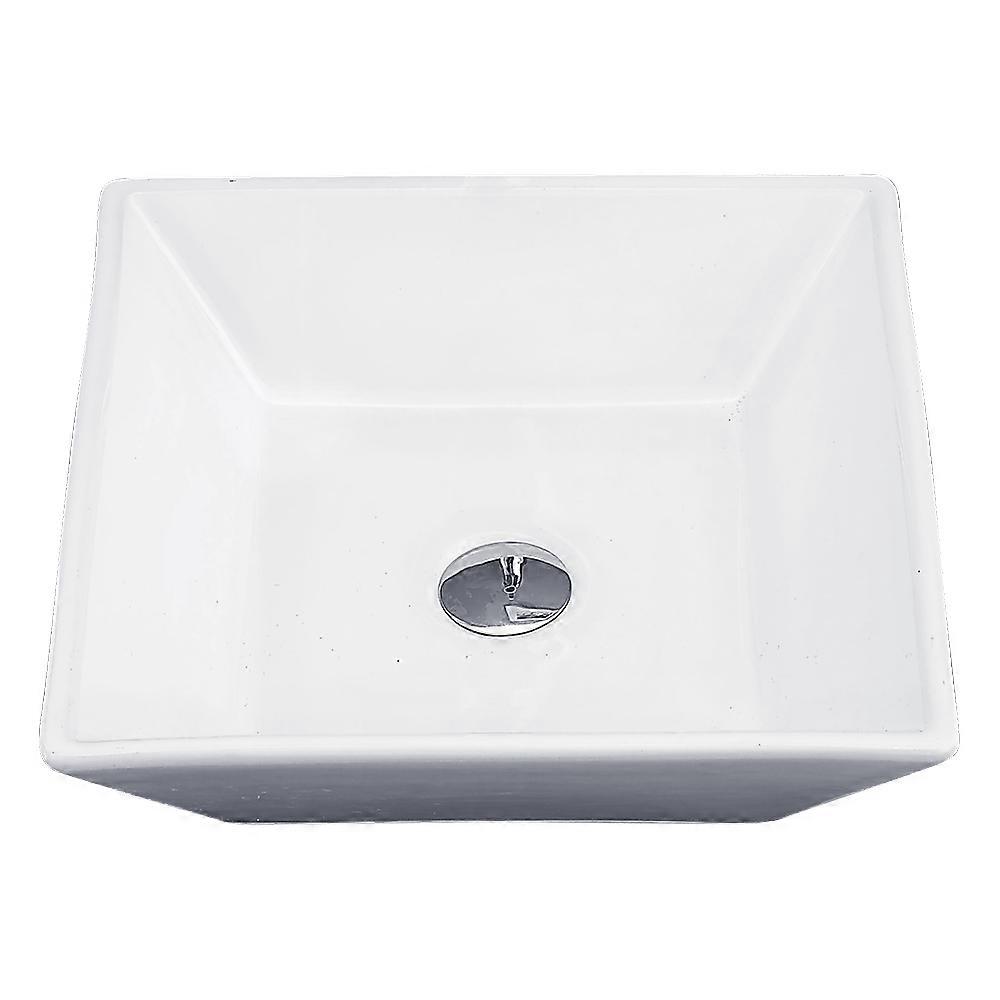 Della Francesca Bathroom Ceramic Rectangular Above Countertop Basin For Vanity Bathroom Sinks