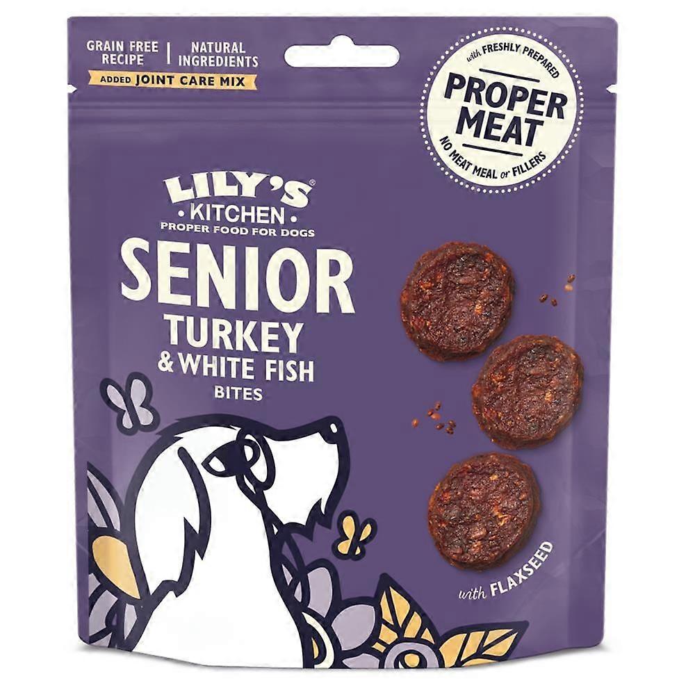 Lilys Kitchen Dog Turkey & Whitefish Senior Treats 70g