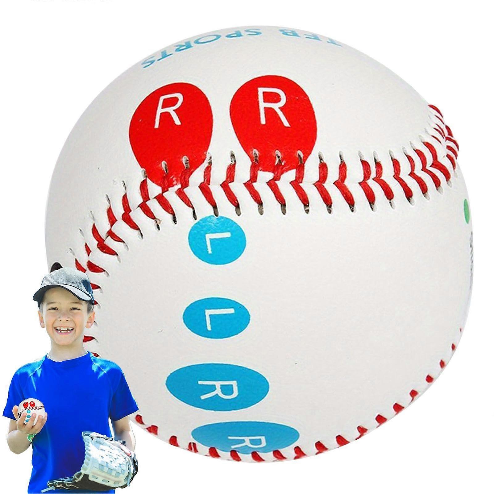Baseball Launcher Grip Trainer 9-Inch Training Aid With Color-Coded Finger Placement Markings