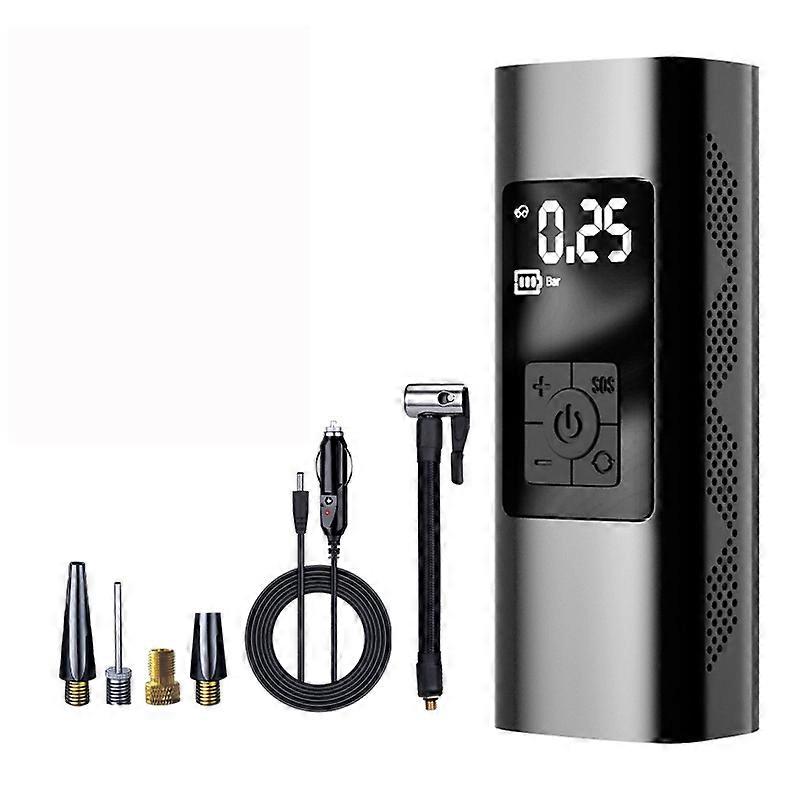 Car Portable Digital Display Electric Air Pump, Specification: 2712 Wired Version