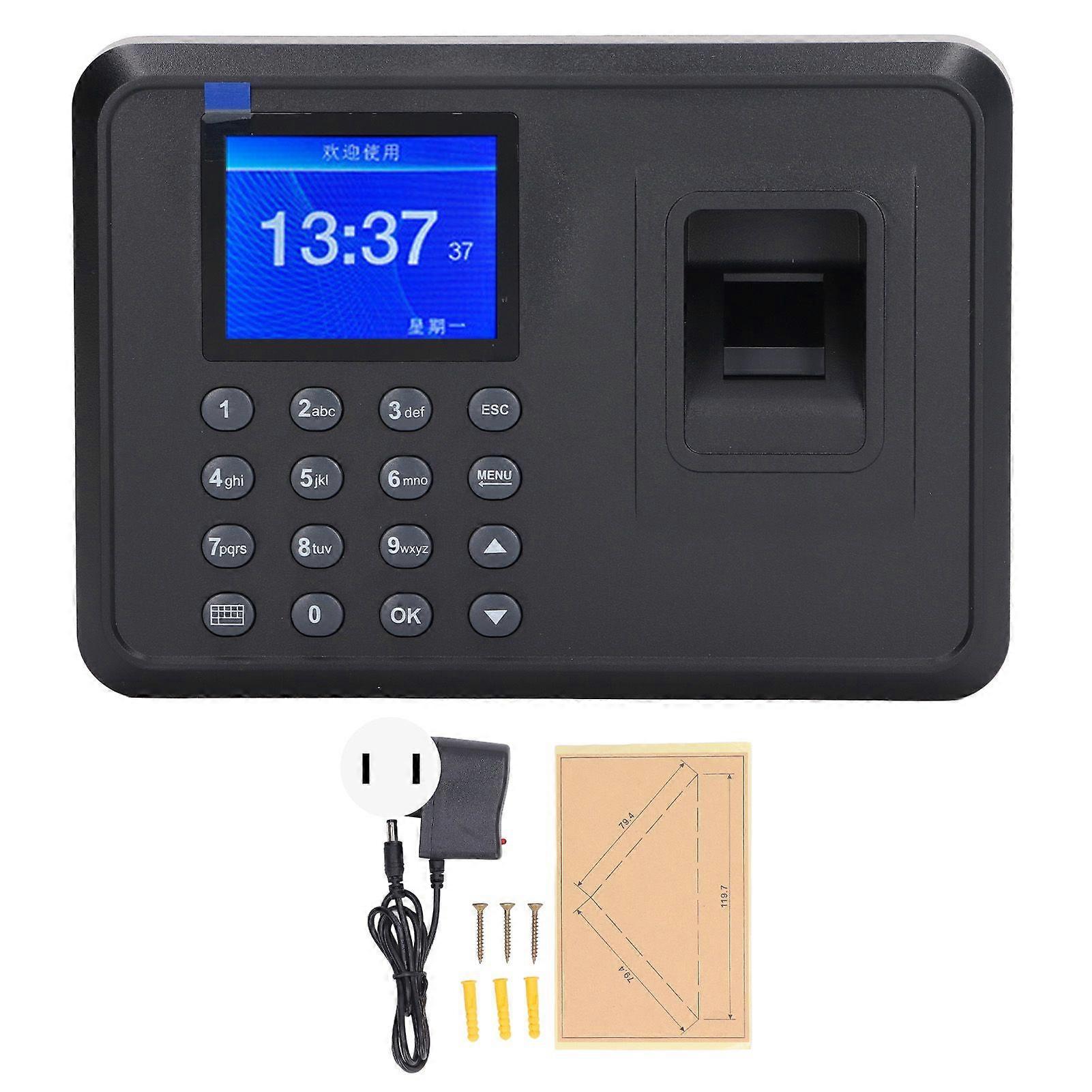 High quality 100-240V fingerprint + password attendance machine Chinese and