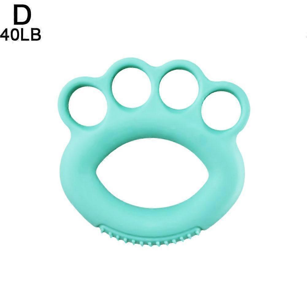 40 lbs intermediate training model (D)$Silicone gripper rehabilitation exercise five-finger grip ring