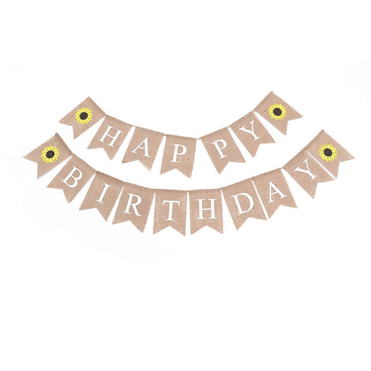 Memorable Birthday Flag, Swallowtail Design Adding Elegance to Any Party Theme