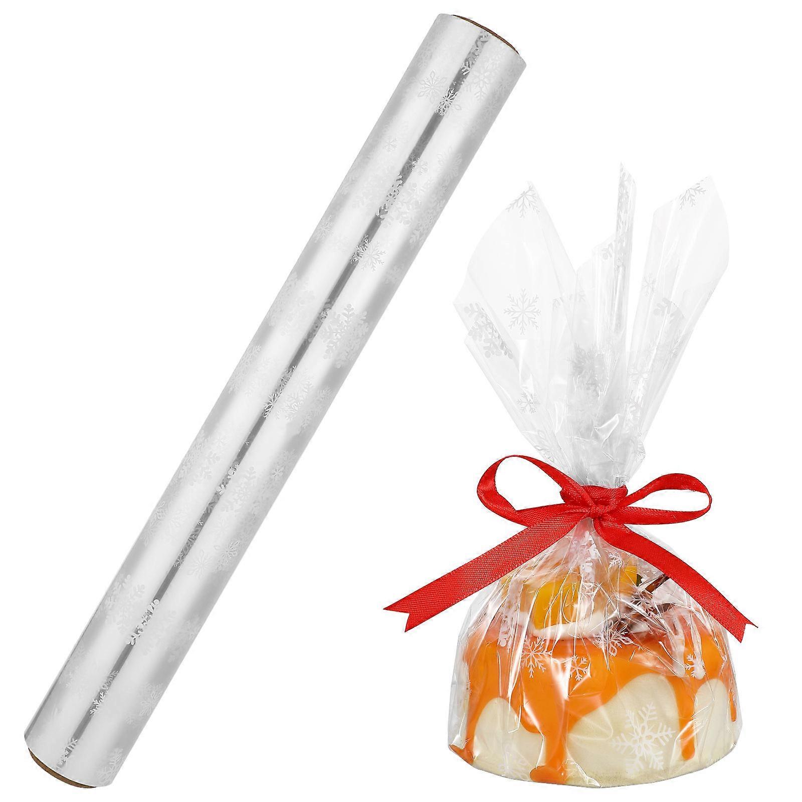Assorted Color Clear Cellophane Wrap Roll for Packing Treats and Gifts OPP Material 3000x43cm