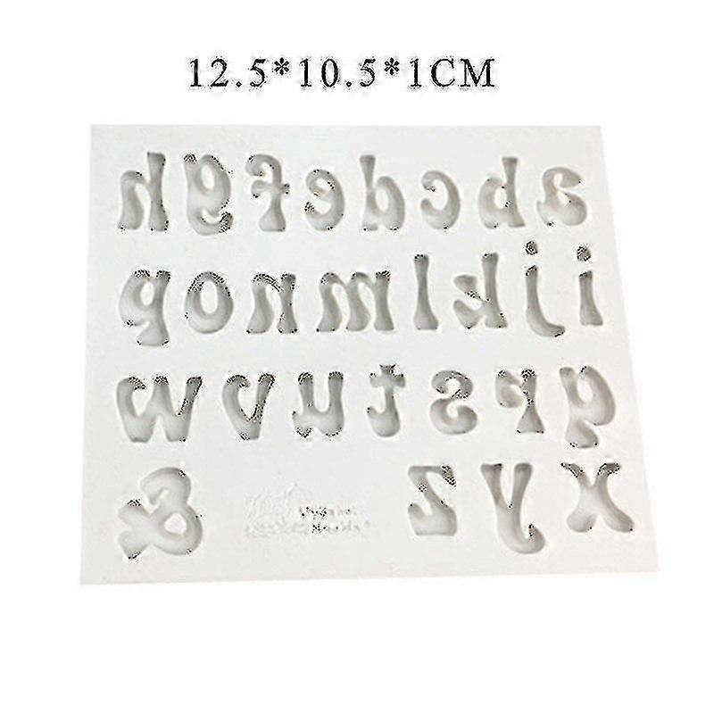 Bakeware Sets Lowercase Gray 3d Russian Alphabet Silicone Mold Letters Chocolate Mold Cake Decorating Tools Tray