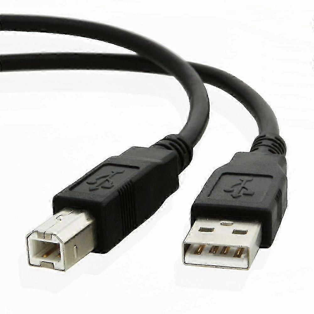 USB Data Cable for Ion IT45 Vinyl Motion Suitcase Turntable - Black Lead