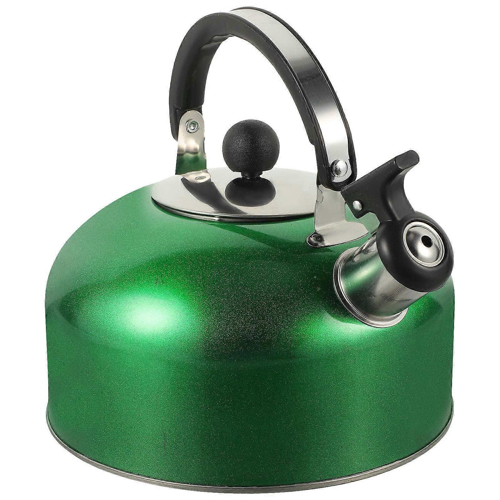 Stainless Steel Kettle with Whistle Alert, Suitable for All Heat Sources