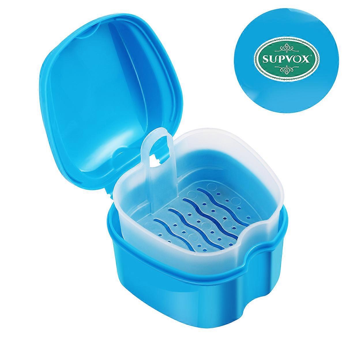 Easy-to-Carry Denture Bath with Functional Mesh Design