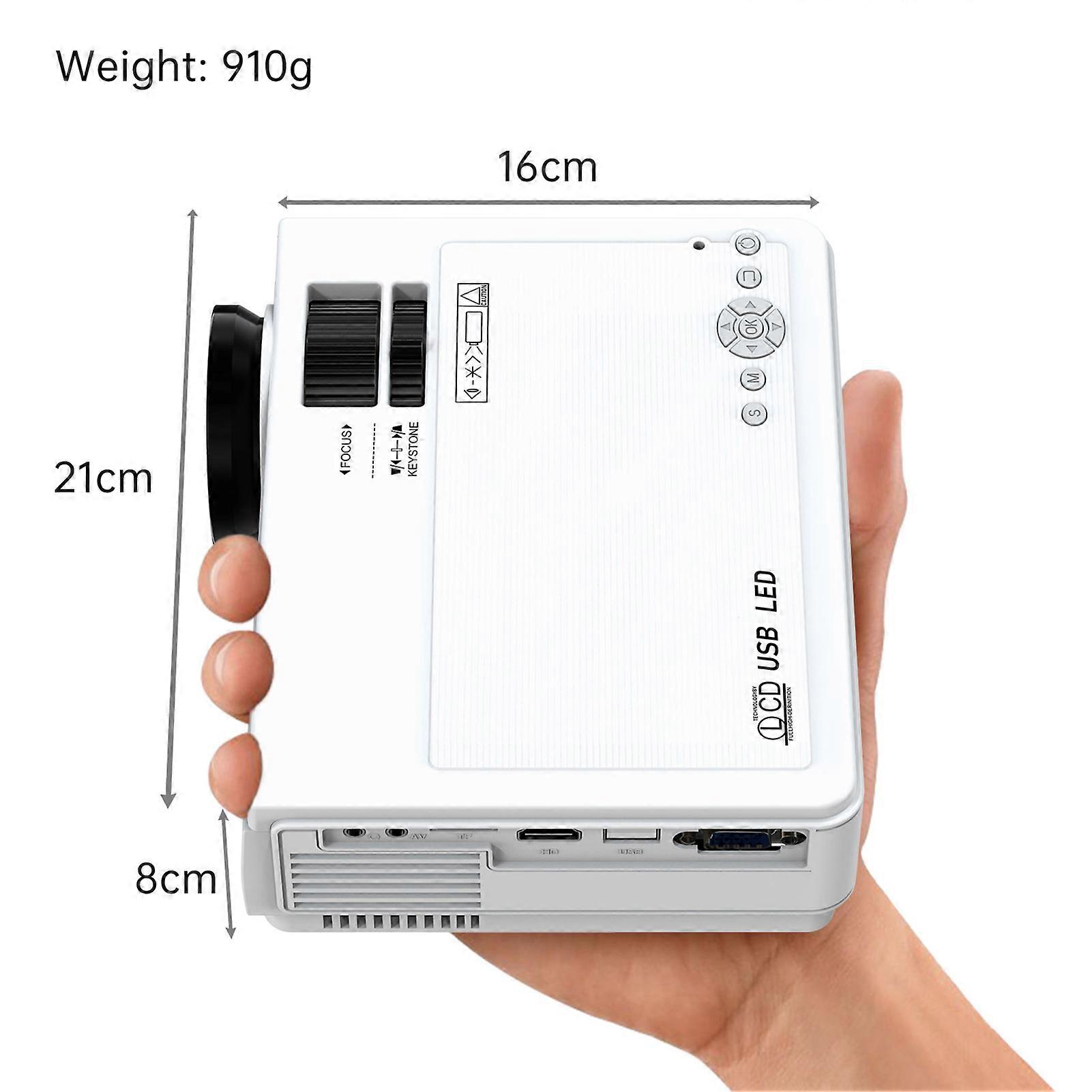 Mini proiettore BTA8 WiFi 210in Display Android 9.0 Doppio altoparlante