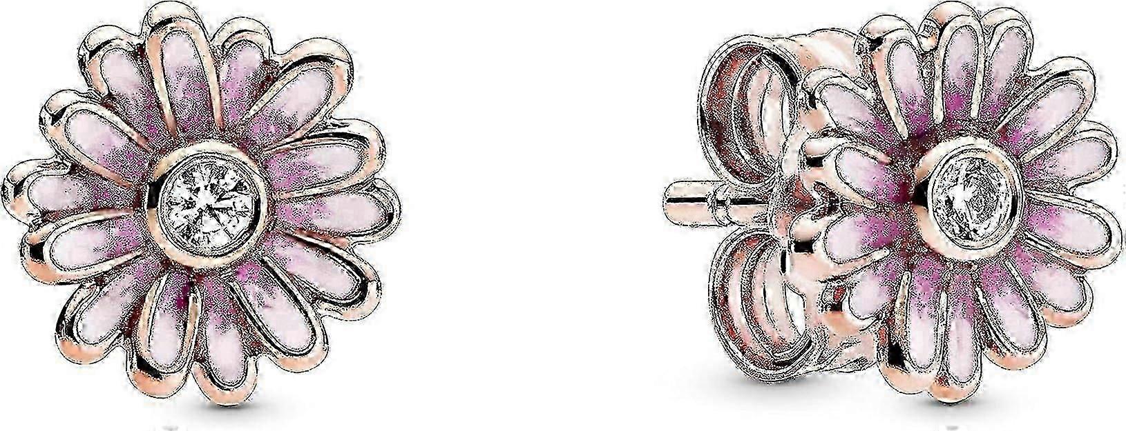 Rose Ear Studs "daisy" Rose Gold Plated