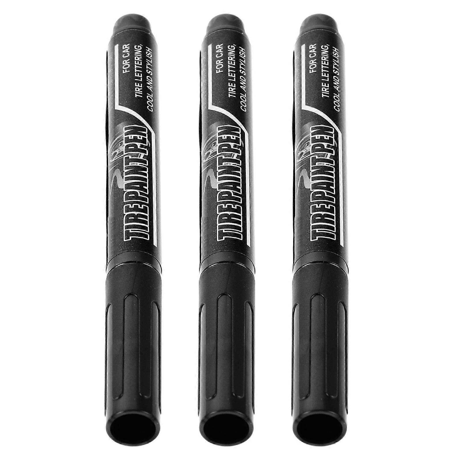 Tire Paint Pen Convenient Tire Markers Painting Marker Pens Practical 3Pcs Set