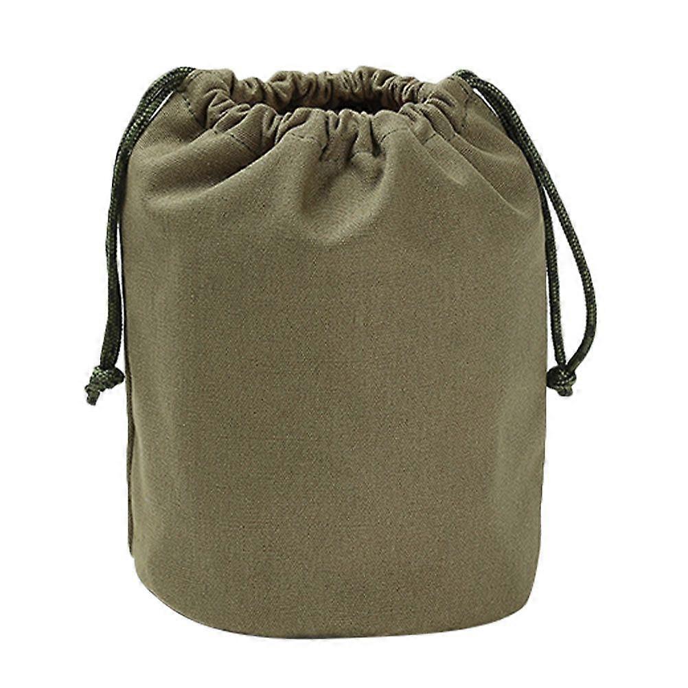 Drawstring Storage Bag Large Capacity Storage Bag Camping Supply (Army Green)