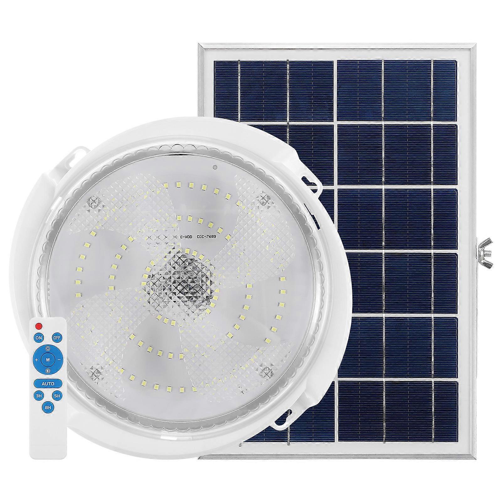 Ceiling Lamps For Living Room Solar Lights Indoor Balcony Hallway 24x24x6 Cm Remote Control 1 Set
