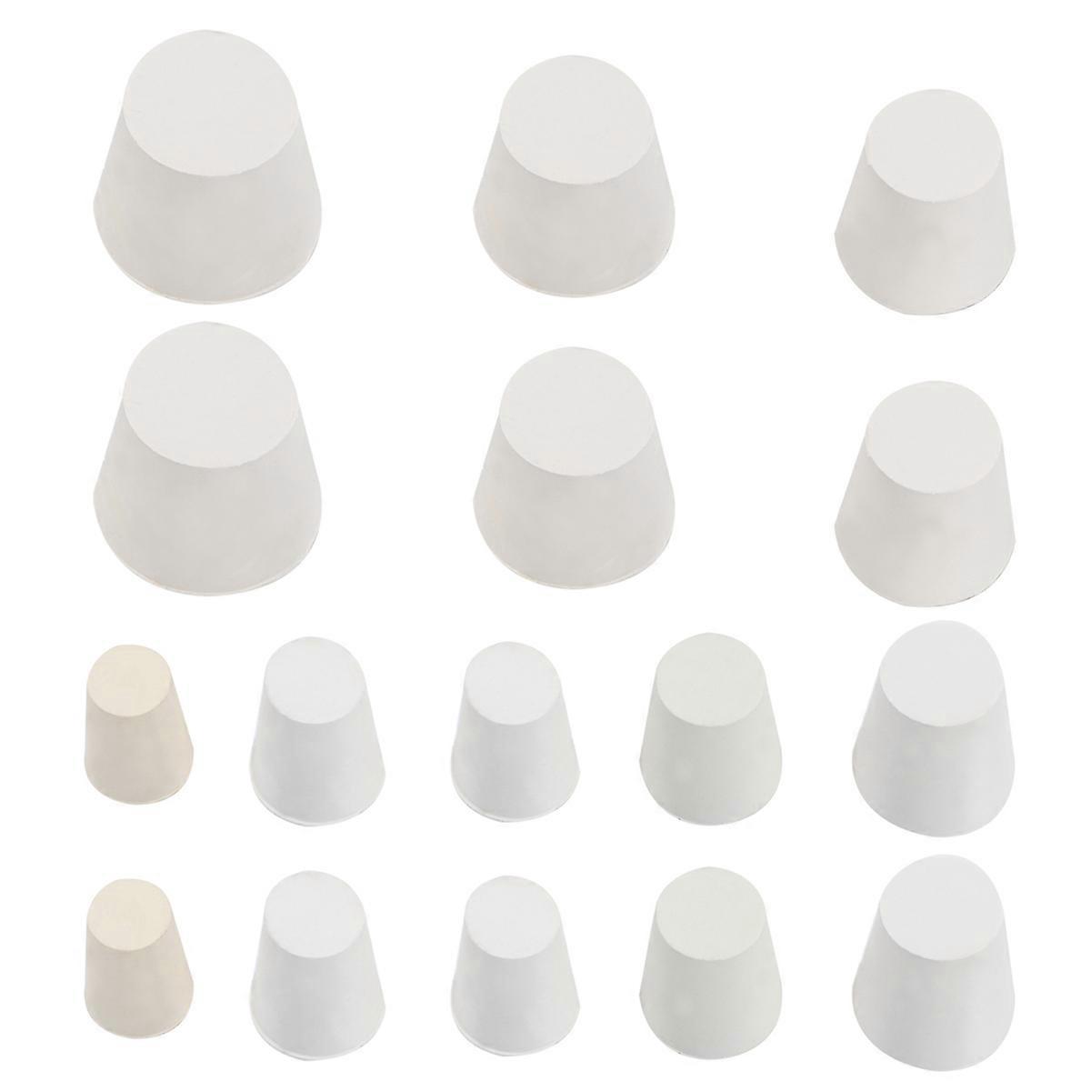Solid Rubber Stoppers For Round Holes Sealing Plugs Home Chemical Experiment Users 16Pack