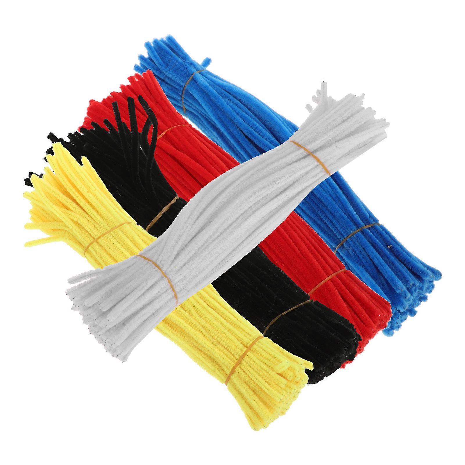 Crafting Pipe Cleaners Extra Thick Chenille Stems For Kids Diy Projects Art Supplies 500Pcs