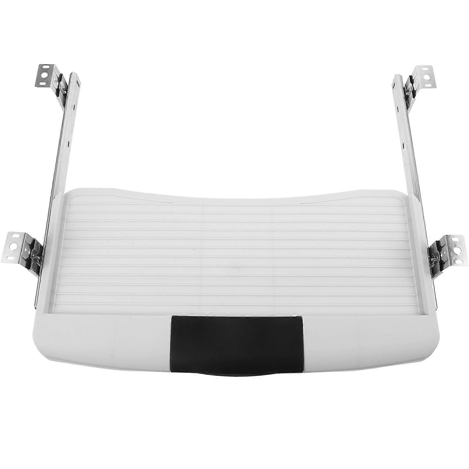 Sliding Keyboard Tray Under Desk Space Saving Pull Out Keyboard Holder for Office and Home Workspace Organization