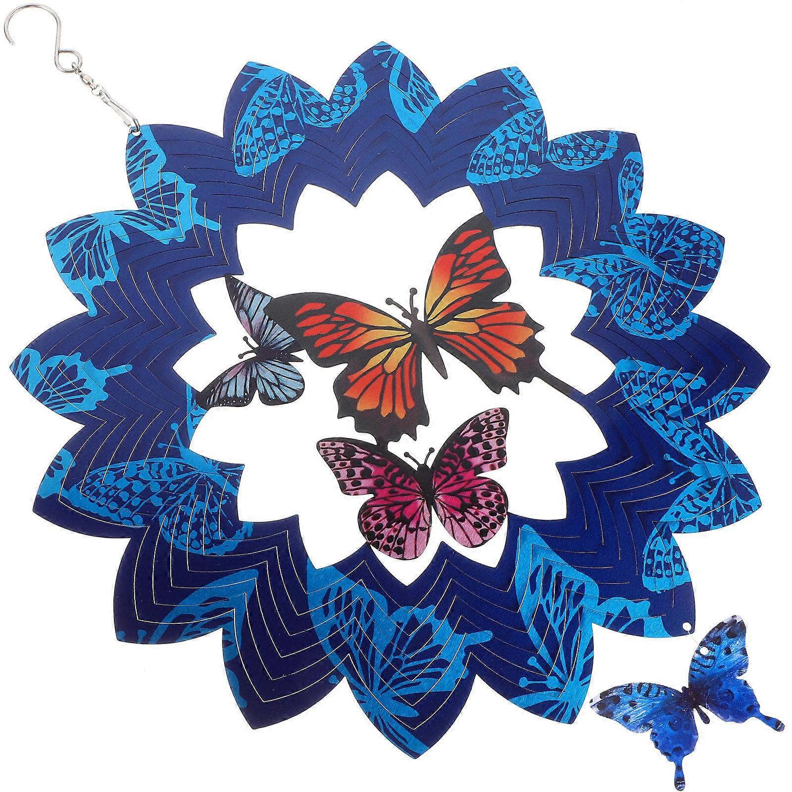 Stainless Steel Butterfly Wind Chime Pendant – Unique Decorative Garden Accent for Home, Weddings, and Special Occasions