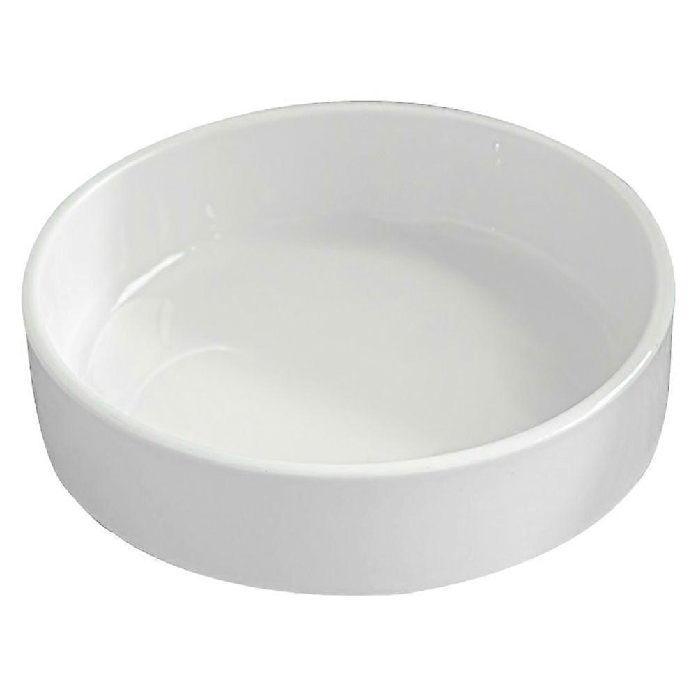 Planter Drainage Tray Heavy Duty Ceramic Saucer Outdoor Use Round Shape Prevent Water Flow 1Pack