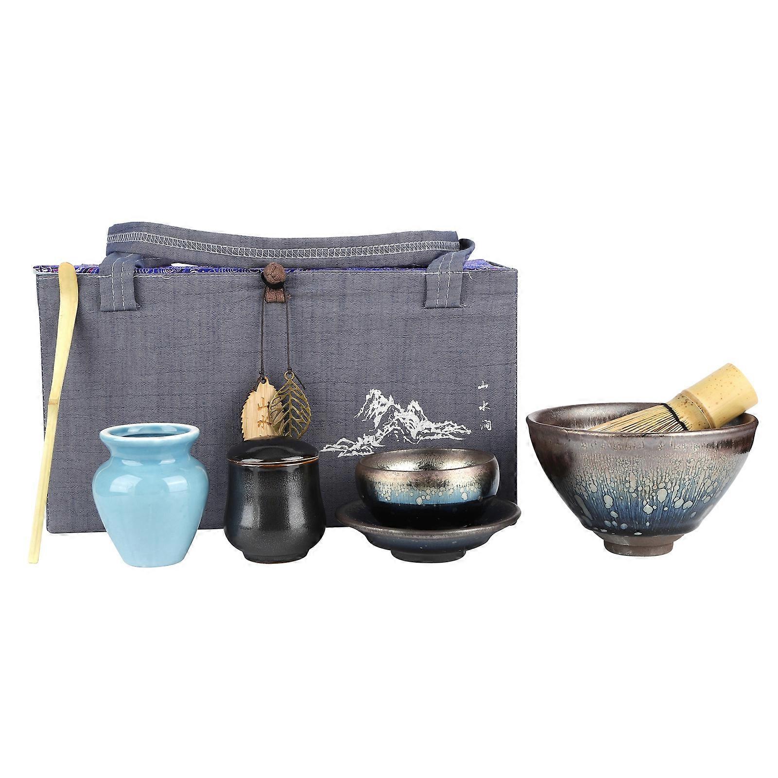 Japanese Style Ceramic Tea Set Tea Whisk Holder Serving Tool Tea Ceremony Accessories Type 2