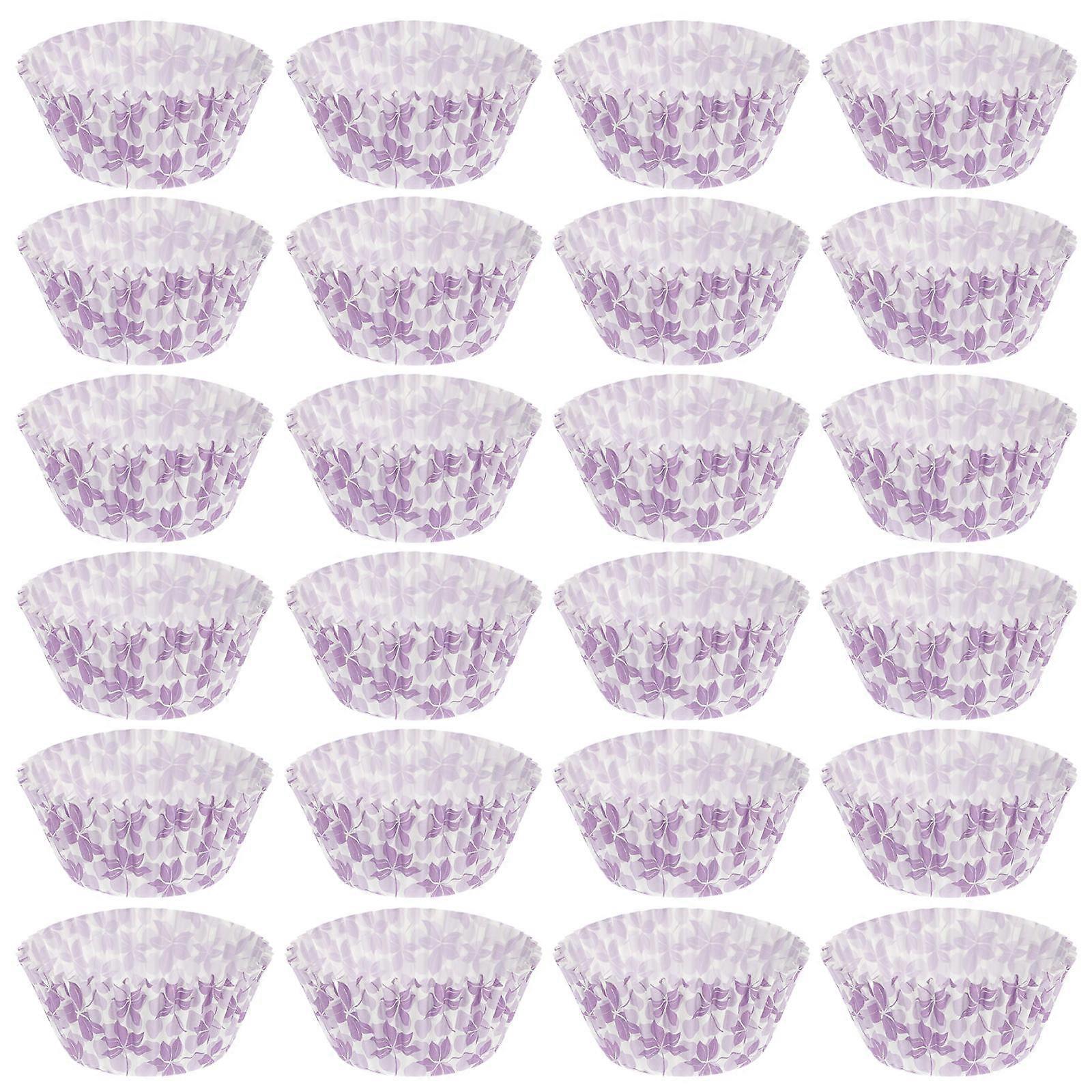 Decorative Cupcake Cups Baking Cups Cupcake Supplies Disposable Assorted Color 7x7x3cm 200Pack