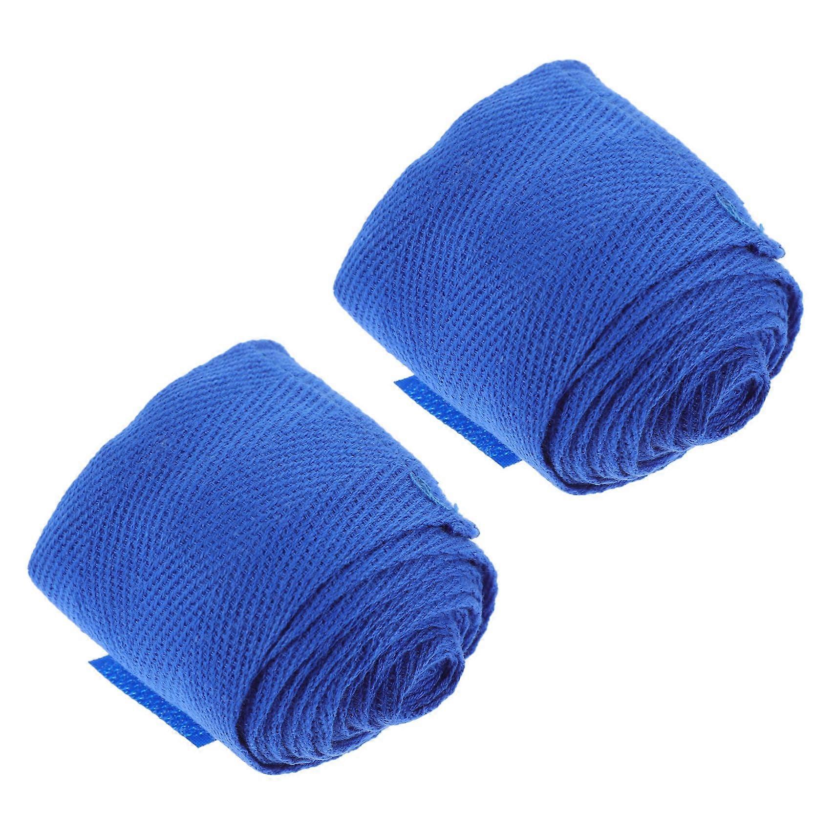 Boxing Bandages 2 Rolls - Breathable Absorbent Long Elastic Wrist Wraps for Boxing, Kickboxing, Taekwondo, Fitness