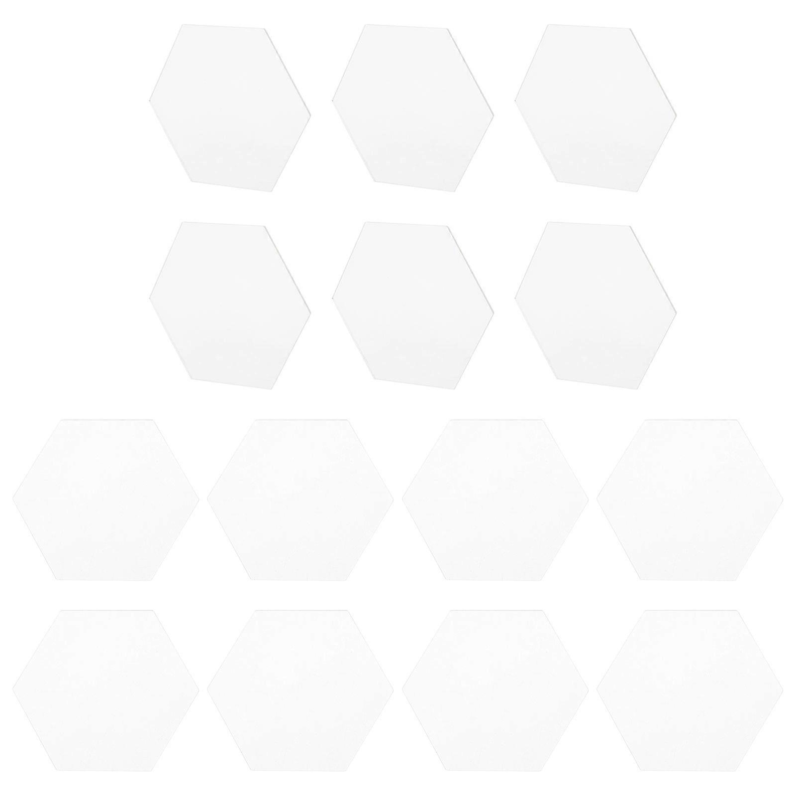 Wedding Place Cards Hexagon Name Display Table Decor Transparent 8.00X7.00X0.02CM Acrylic 20Set