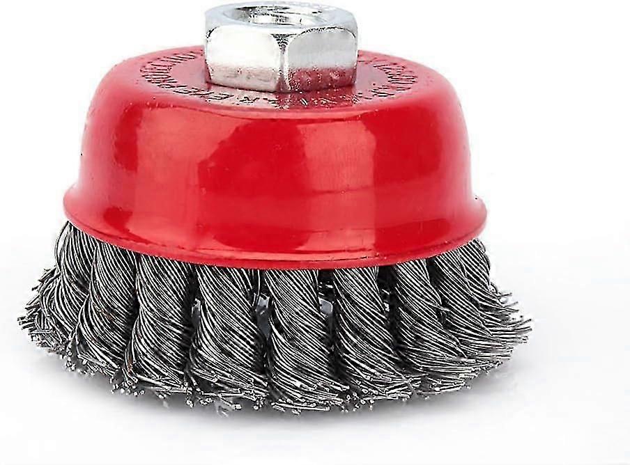 Cleaning Wire Brush - Twisted Wire Brush for Angle Grinder (75mm)