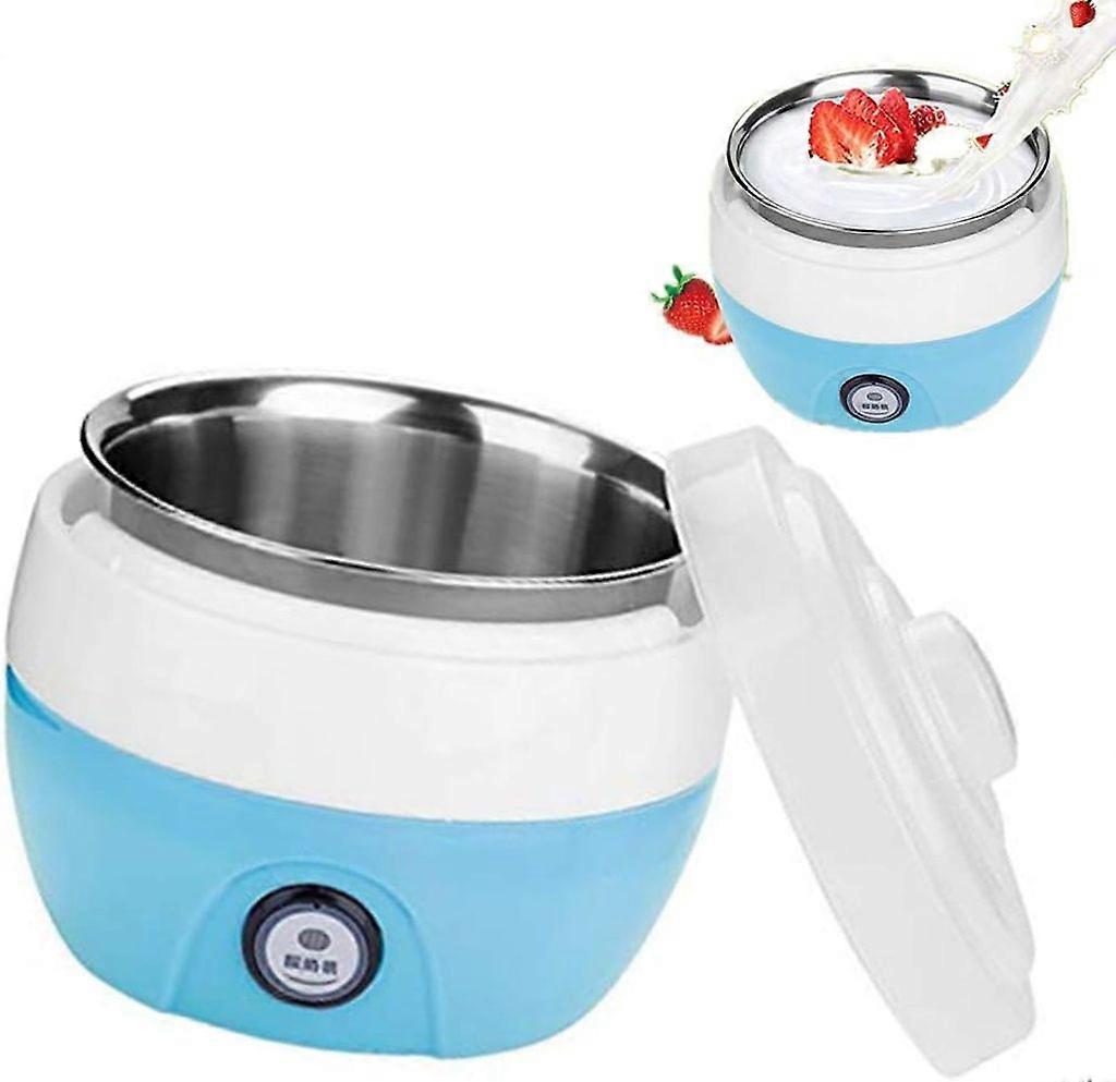 1L DIY Yogurt Machine, Automatic Yogurt Tool, Plastic Automatic Yogurt Container(Blue)
