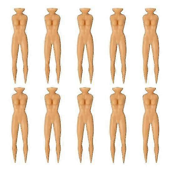 10Pcs Golf Tees Nude Shape Golf Spikes Multi-Function Easy Installation Golf Plastic Tees Golf Accessories